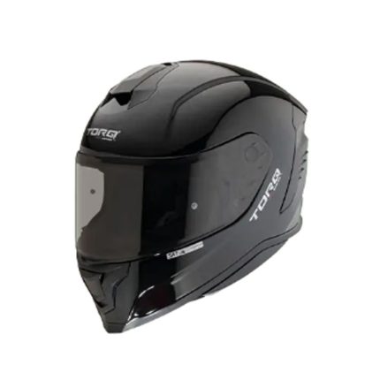 TORQ EVO Solid - Gloss Black Full Face Bike Helmet